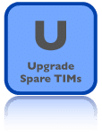 'U' = Upgrade TIMs