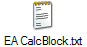 EA CalcBlock.txt